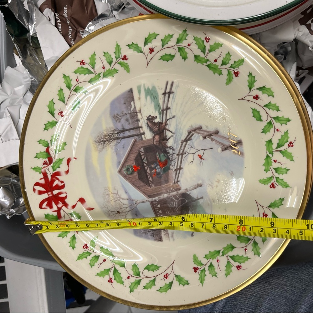 Lenox Christmas plate
